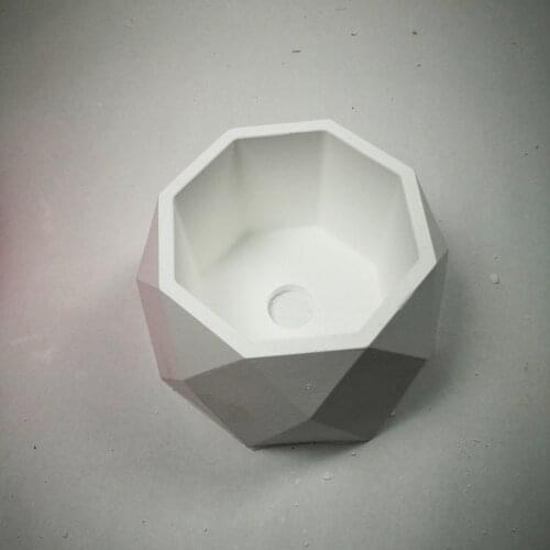 Concrete Flower Pot Molds Handmade Silica Gel Cement Mold