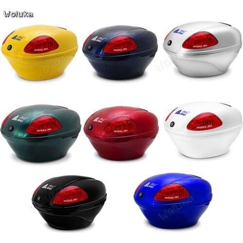 Motorcycle box 2011 universal electric car tail box small scooter storage box 23L can put a full helmet CD50 Q02 G