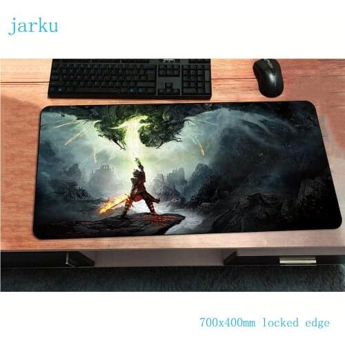 Dragon age mousepad 700x400x3mm Birthday Computer mouse mat gamer gamepad pc gamer Beautiful gaming mousemat pad office padmouse