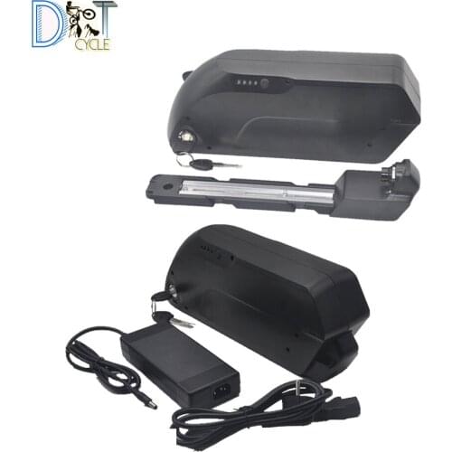 High power 500W 750W 1000W rechargeable 48V 17.5Ah 52V 14Ah 36V 21Ah tiger shark down tube Li-ion battery pack with charger