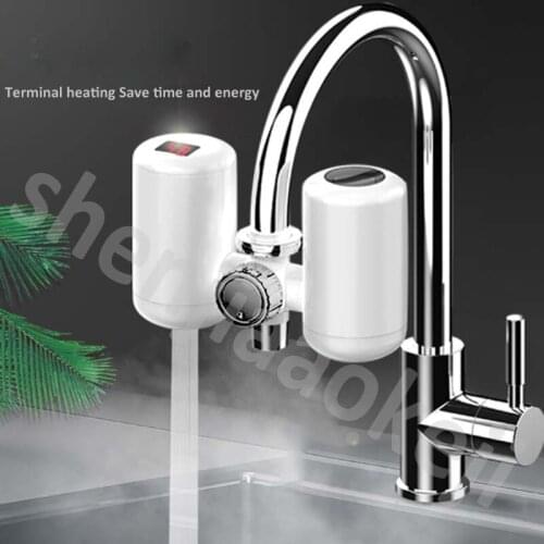 Instant electric hot water faucet Installation Water tap Hydroelectric separation type Speed Hot Faucet with temperature display