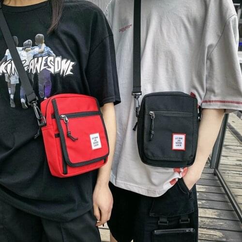 Mini Unisex Shoulder Pouch 2021 Fashion Men Crossbody Bag Nylon Multi-Function Messenger Bags Travel Boy Phone Pouch Purse