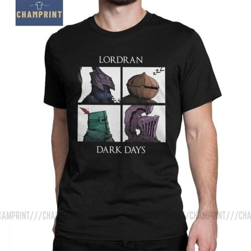 Man Dark Souls Praise The Sun Game T-Shirts Novelty O Neck Short Sleeved Clothes Purified Cotton Tee Shirt Printing T Shirt