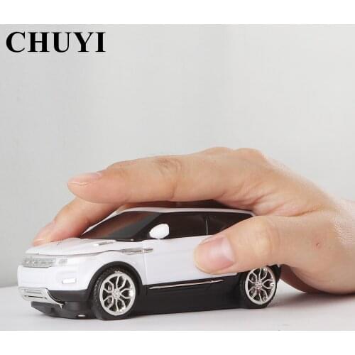 CHUYI Wireless 2.4G Mouse Cool SUV Car Design Ergonomic Mause 1600 DPI USB Optical Computer Portable Creative Mice For Laptop PC
