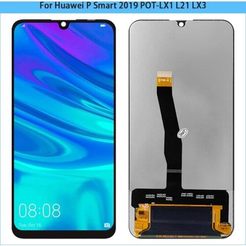 6.21" For Huawei P Smart 2019 POT-LX1 L21 LX3 LCD Display Touch Screen Digitizer Assembly P Smart 2019 LCD Panel Screen Replace