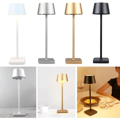 LED Desk Lamp 4 Color Modes Adjustable Table Light Bedside Bedroom Ornament