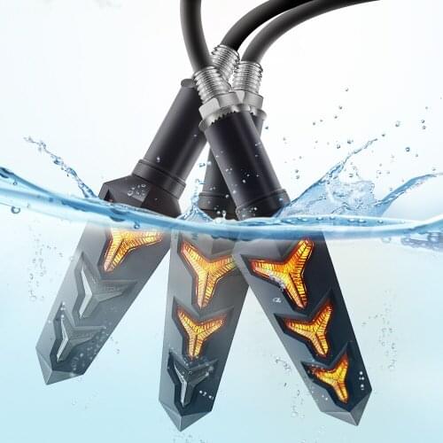 Frecce moto LED motorcycle turn signal Waterproof tail light indicator for kawasaki z800 yamaha x max ktm duke 200 windshield
