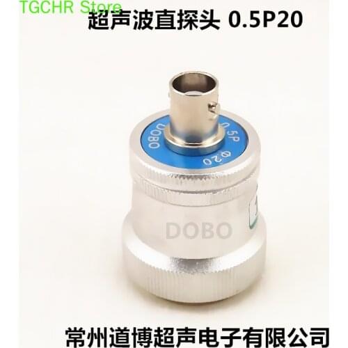 Ultrasonic Flaw Detector Straight Probe 0.5P D20 0.5MHZ30 500KHZ Low Frequency Detection Longitudinal Wave Transducer