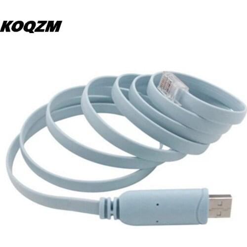 USB Extension RJ45 Console Cable FTDI USB FT232R Chip+RS232 Level Shifter 1.5M For Cisco H3C HP Mobile Router 1.8m