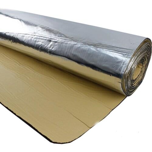 Car Sound Deadener Mat Noise Bonnet Insulation Deadening Hood Engine Firewall Heat Aluminum Foam