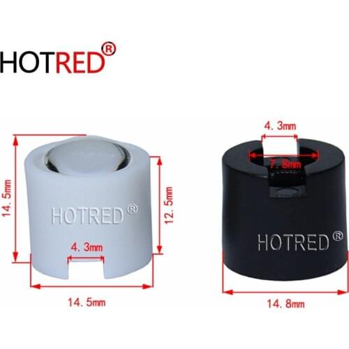 10pcs 14.5mm 10 degree LED LENS for 1W3W5W LED Light Laser LED IR Convex Acrylic Lens With Holder Reflector Collimator