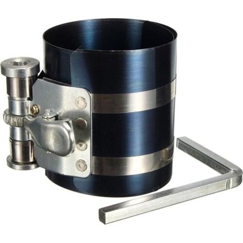 3" Car Engine Piston Ring Compressor Tool Installer Band Ratcheting 53-125mm
