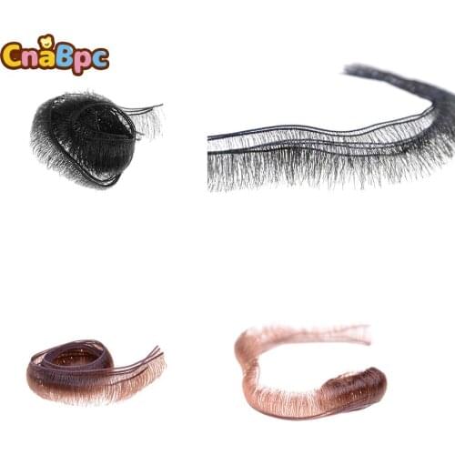 5Pcs Width 0.5/0.8/1.0cm Eyelashes For Doll Baby Dolls Accessories Doll Eyelashes Accessory