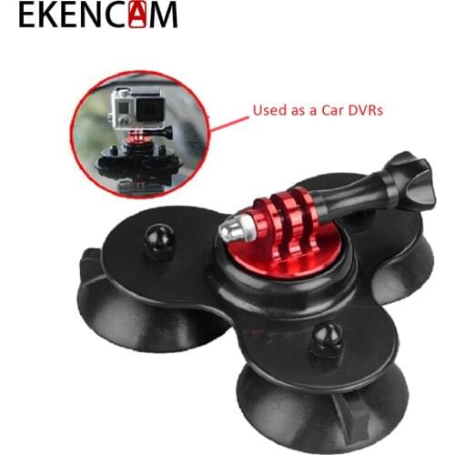 Accessories For Gopro Hero 9 8 7 6 SJCAM Eken Insta360 One X2 DJI Accessories Car Suction Cup Mount For all camera