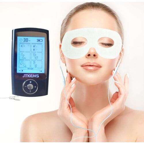 16 Program Electrode Pulse Therapy TENS EMS gel Eye Massager tens ems unit machine Massager
