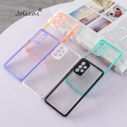 Protect Border Cases Cartoon For Samsung A71 4G Case Galaxy telefoon A52 5G A50 S21 A72 A51 4G Ultra A50S Plus A505 PC Protector