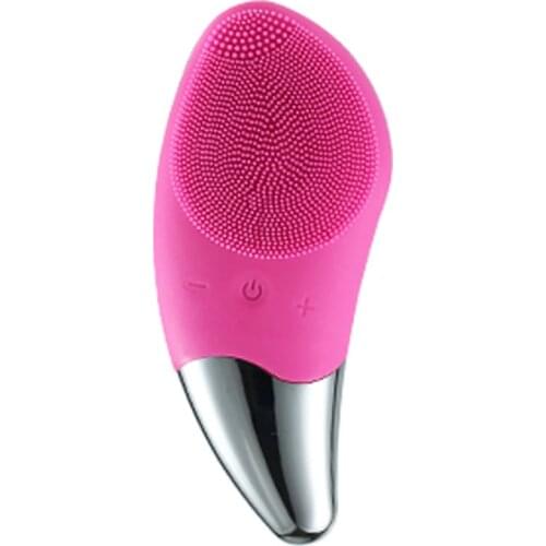 2019 Electric Face Cleansing Brush USB Rechargeable Silicone Facial Cleaning Device Deep Pore Washer for Girl Women