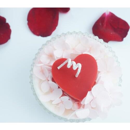 Heart Shape Candle Mold Clear Plastic Candle Making Tool For DIY Cake Soap Craft For Wedding Party Dinner Home Decoration