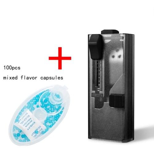 Simple Portable Cigarette Filter Capsule Box 100pcs Mixed Bursting Beads Fruit Flavor