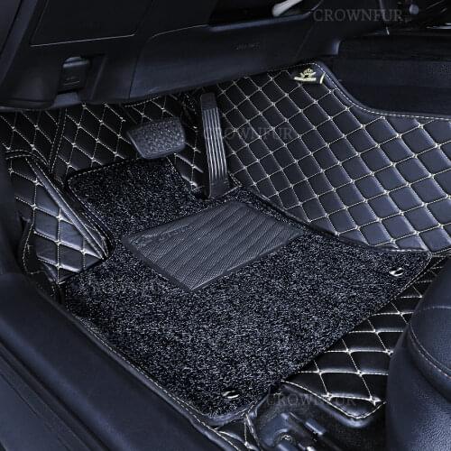 Car Floor Mats For Toyota Land Cruiser 100,200 Prado 120 Camry Corolla RAV4 Mark Yaris Prius Highlander Fortuner Tapis Voiture