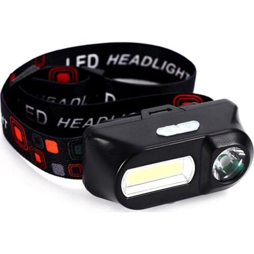 Lamp Torch Fishing Headlight Flashlight Lighting Light Mini Magnet COB Outdoor Emergency Hiking USB Portable Supplies Tools LED