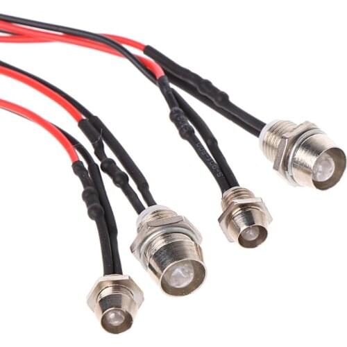 RC On-Road Model Drift Car New LED Night 5mm & 3mm Headlamps Headlights Light Q6PD