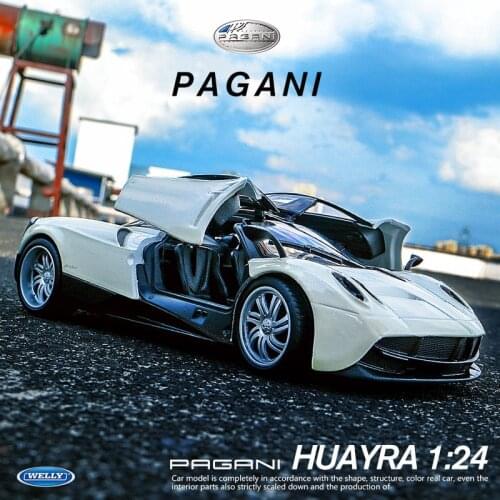 Large Size 1:24 Pagani Huayra Sports Alloy Car Model Diecasts Metal Toy Vehicles Car Model Collection Simulation Car Kids Gift