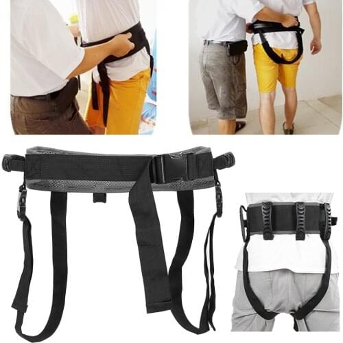 Transfer Moving Belt with Rubber Handle Elderly Disabled Patient Nursing Safe Walking Gait Aid Therapy Wheelchair Bed Lift Belt