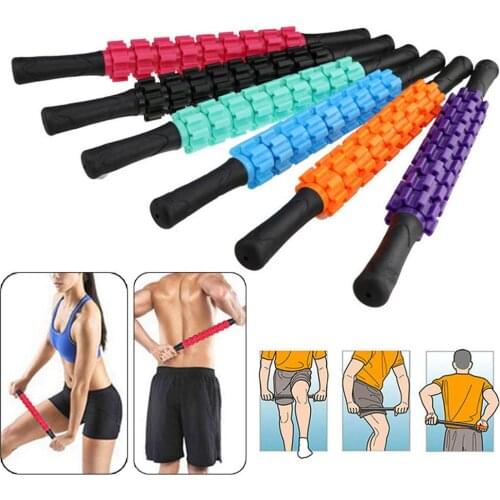 Portable Yoga Body Massage Sticks Fitness Body Leg Arm Muscle Relax Pain Relief Roller Tool Trigger Massage Stick Yoga Leg Arm