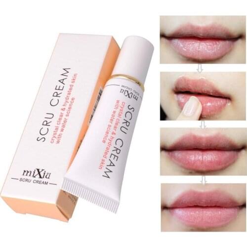 Professional Moisturizing Lip Cream Crystal Clear & Hydrated Skin with Water Science Remove Dead Skin Exfoliating Lip Scrub Care