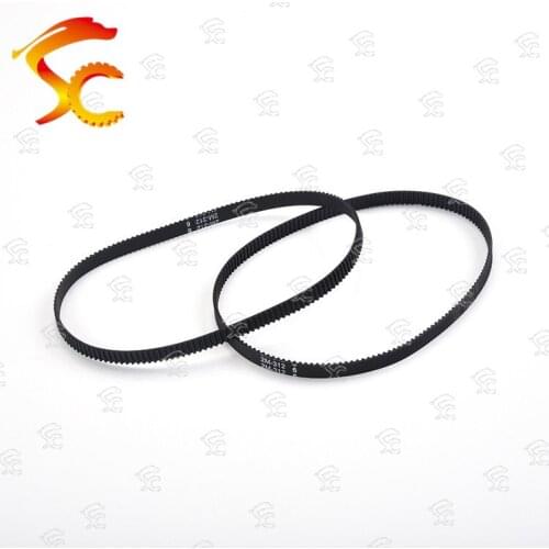 2pcs GT2/2M 310 312 closed loop rubber 2GT timing belt Length 310mm 312mm width 6mm for 3D printer