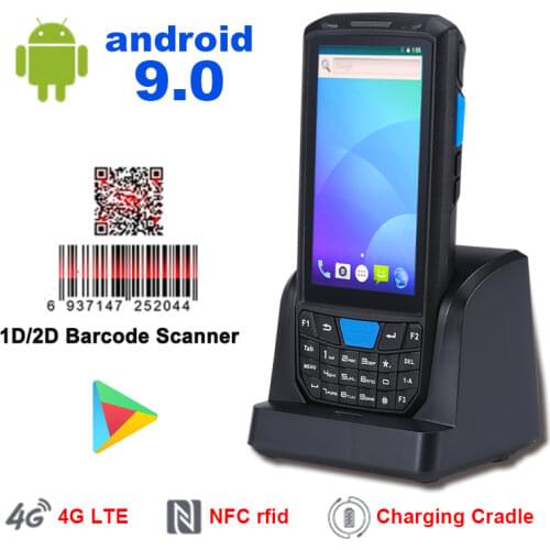 Rugline Handheld PDA Android 8.1 Rugged POS Terminal 1D 2D Barcode Scanner WiFi 4G Bluetooth GPS PDA Bar codes Reader
