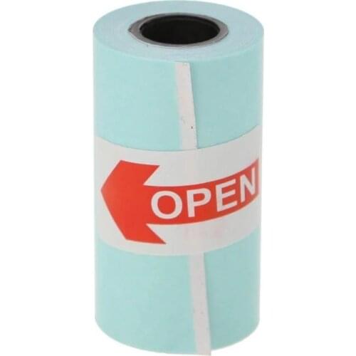 2 Rolls Printing Sticker Paper 57*30mm Thermal Self-Adhesive Photo Paper for Paperang Mini Pocket Photo Printer Receipt Papers