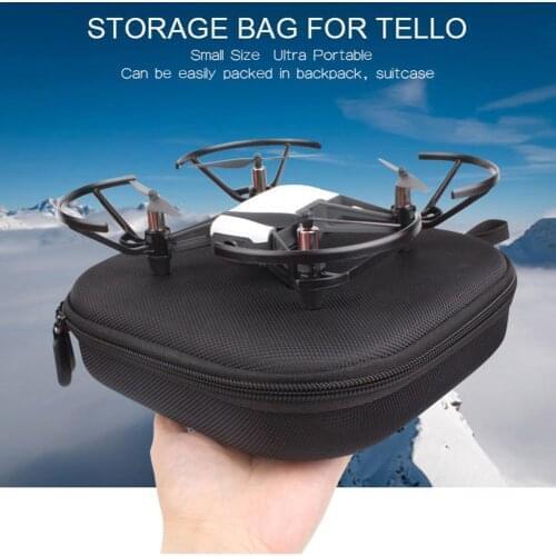 Hard EVA Tello Carrying Case Storage Box For DJI Tello Bag Portable Protective Case Drone Bag 197 * 188 * 51 Mm