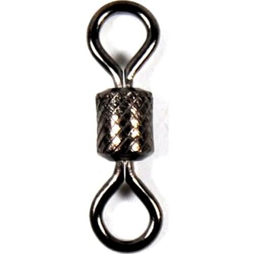1Pack Rolling Swivel Small Retail Package Black Strong Brass Saltwater Fishing Swivels #1 #2 #1/0 2/0 3/0