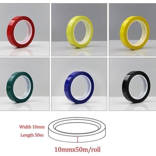 10mmx50m/roll Positioning Identification Tape Multicolor Color Transformer Insulation