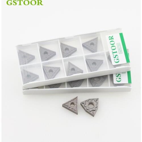 10PCS WNMG080404-HQ WNMG080404-MT WNMG080404-TS WNMG080408-MT GC3000 Turning Tools Cermet Blades CNC Lathe Machine Tool Parts