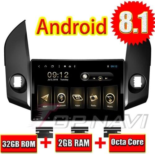 Car Navigator for Toyota RAV4 2009 2010 2011 2012 Android 8.1 10.1'' Topnavi Auto PC Players 32G Inand Full Memory Vehicle Media
