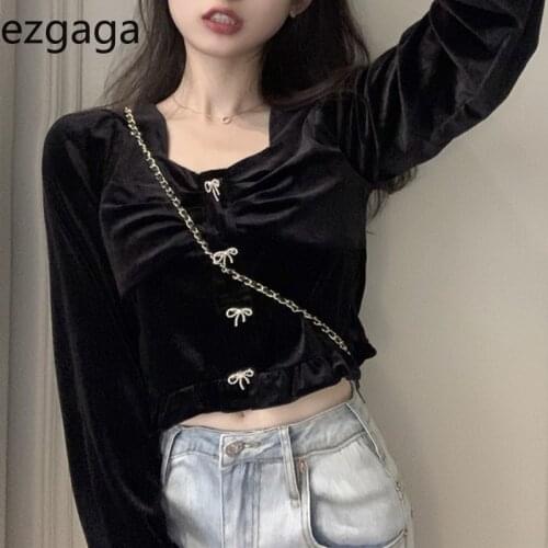 Ezgaga Collar Blouses