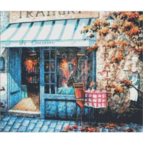Night cafe scenery patterns Counted Cross Stitch 11CT 14CT DIY Cross Stitch Kits Embroidery Needlework Sets home decor