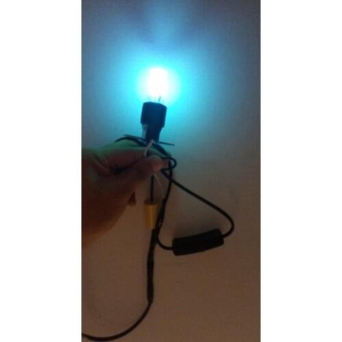 Indoor 10v 3w 254nm uv light bulb with switch, US/EU plug 220v use