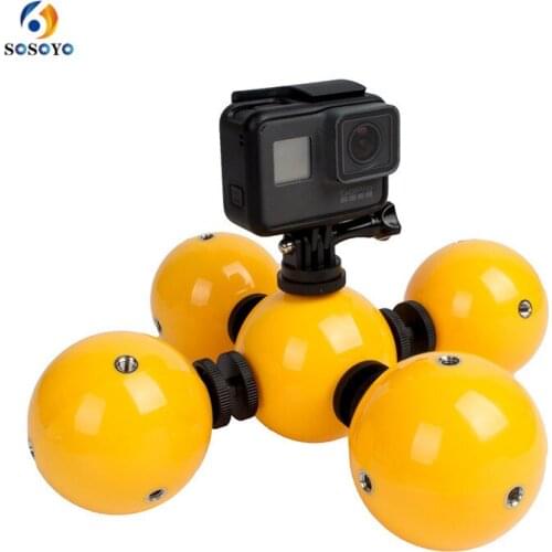 5PCS Floating Float Ball Underwater Diving Photography Buoyancy rod For Gopro Hero 8 7 6 5 4 Xiaomi yi Dji Osmo Action Camera