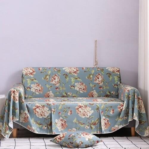 American style sofa towel Lace Sofa Cover Couch Slipcover armchair covers for living room cubre corner funda chaise cover lounge