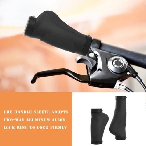 TPR Rubber Bike Handlebar Covers Lightweight Ergonomic Skidproof Riding Accessories For Road Bicycles MTB Electric Vehicles