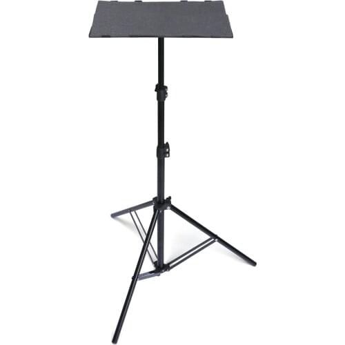 T160 Projector Tripod Stand Foldable Laptop Tripod Projector Bracket with Tripod Tray Multifunctional DJ Racks Projector