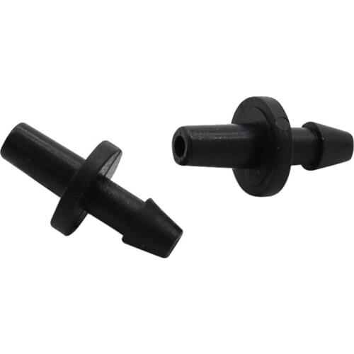 3mm Barb hose joiner Garden accessories Irrigation System hose connector Agriculture Quick Connector Pipe fittings 50 Pcs