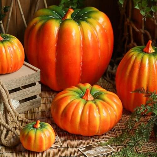 Halloween Pumpkin Outdoor Vegetable Ornaments Farm Yard Garden Decorations Landscape Plants Garden Decoration Accessories