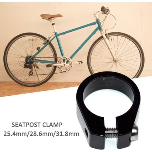 Bicycle Seatposts Clamps Aluminum Alloy Single 25.4mm/28.6mm/31.8mm Nail Seat Tube Seatpost Bike Saddle Seat Clamp Bike Parts