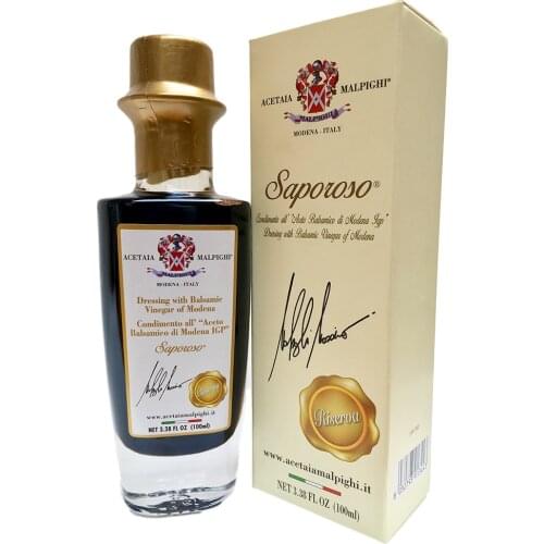Dressing with Balsamic Vinegar Saporoso Reserve / 100 ml /Aged 8 years