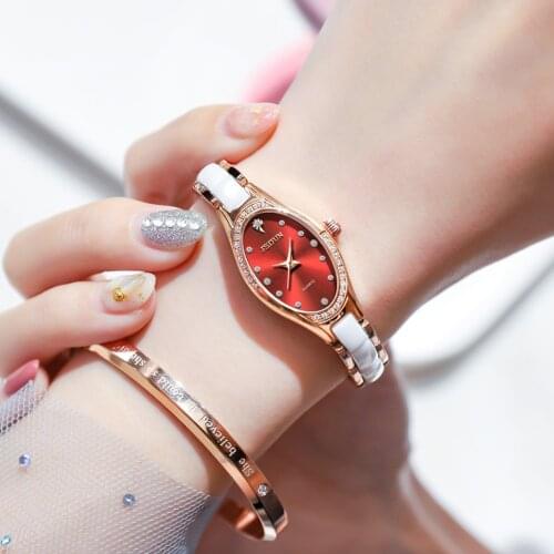 JSDUN Vogue Oval Small Dial Ladies Watch Waterproof And Scratch Resistant, Stylish and Elegant Essential 8842